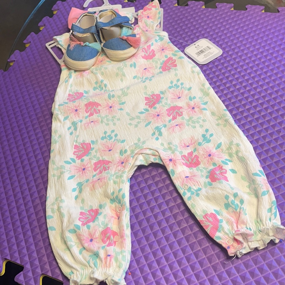 Baby 3 Piece Romper Set